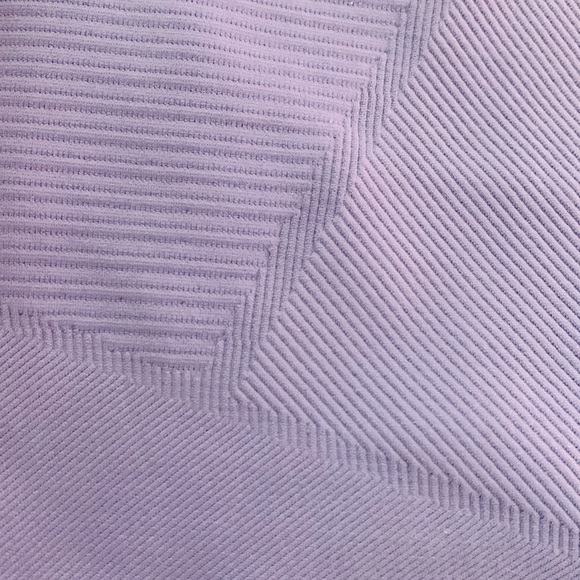Peloton NUX lilac legging pants fun textured striped stretch sz M - Picture 4 of 8